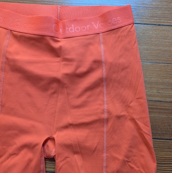 Outdoor Voices Orange Bike Shorts - Picture 5 of 9